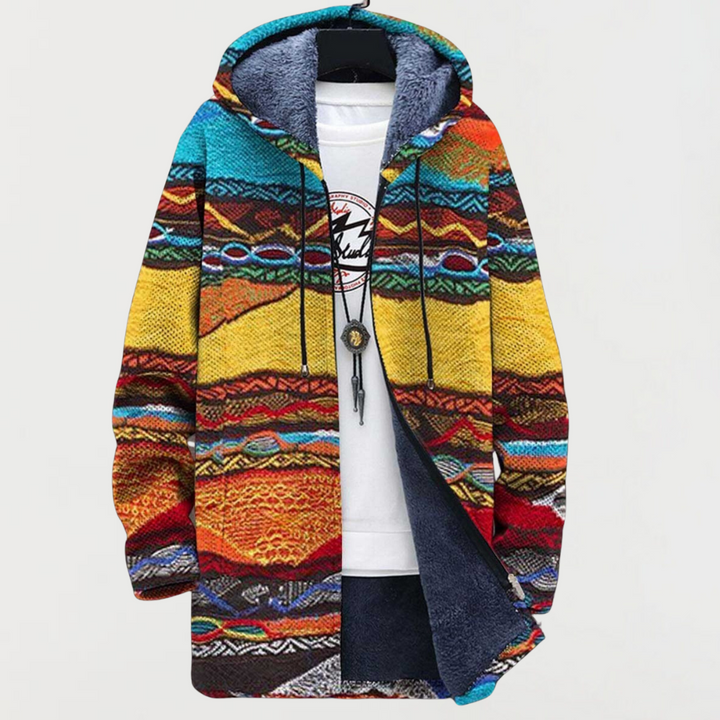Antonietta | Folk-Band Hooded Cardigan
