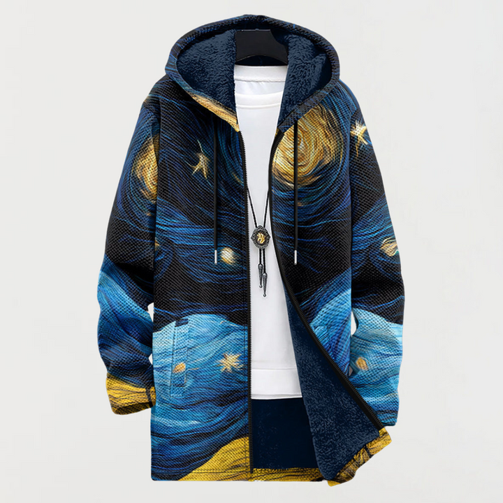Simonetta | Starry-Sky Hooded Cardigan