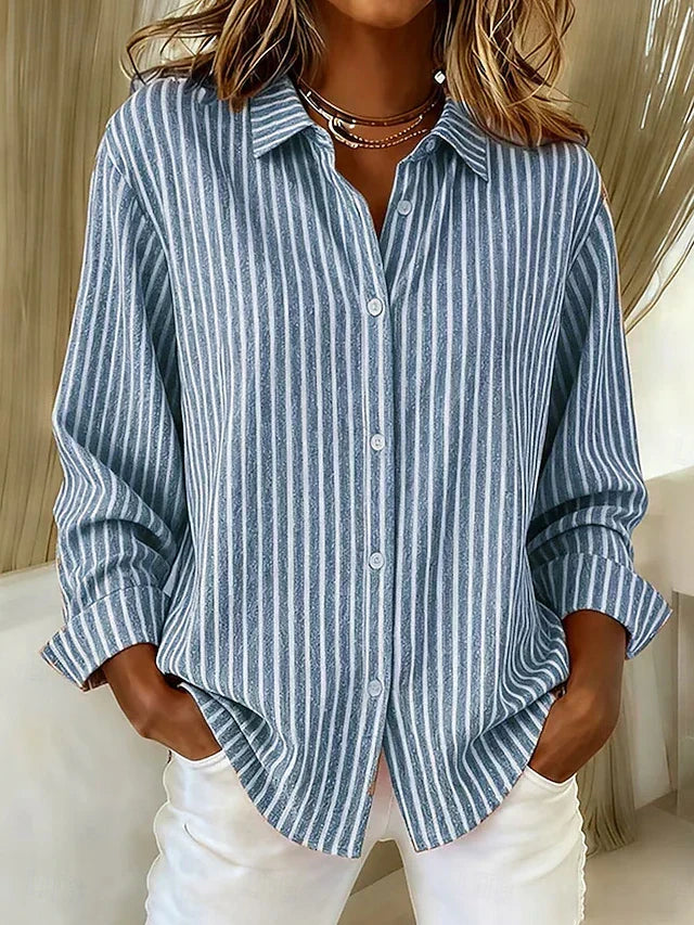 Daniela | Striped Button-Down Shirt