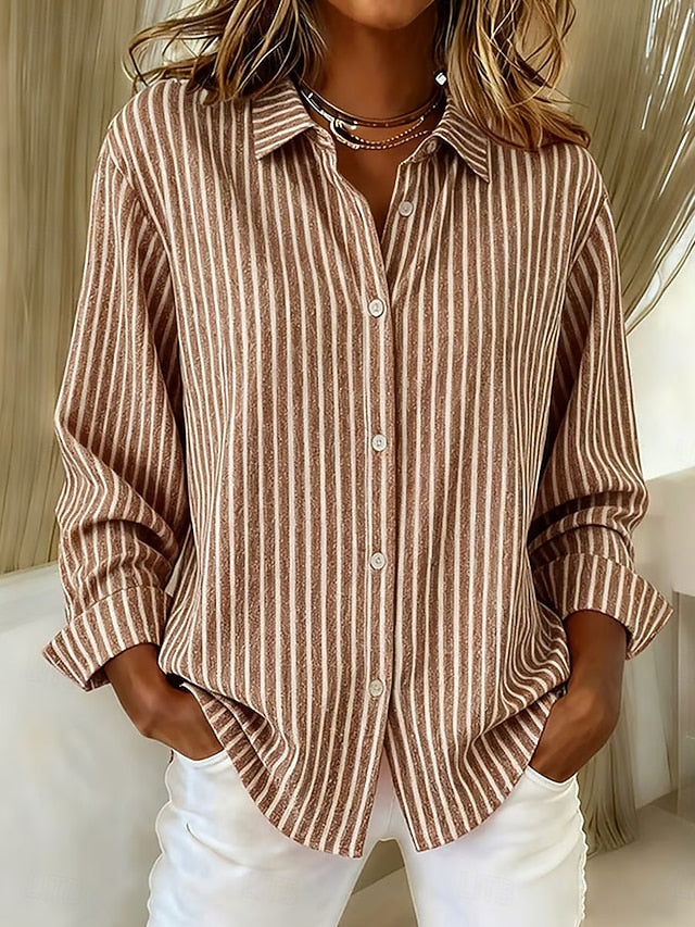 Miranda | Striped Button-Front Shirt
