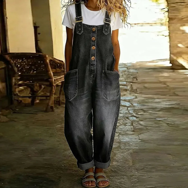 Costanza | Vintage Denim-Look Romper