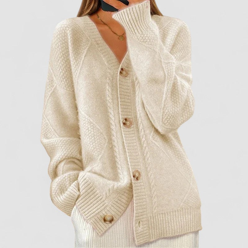 Emma | Ribbed Knit Cardigan