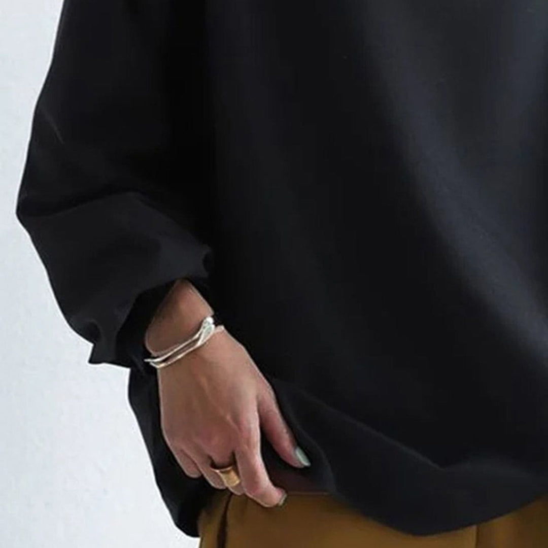 Allegra | Oversized Mock-Neck Top