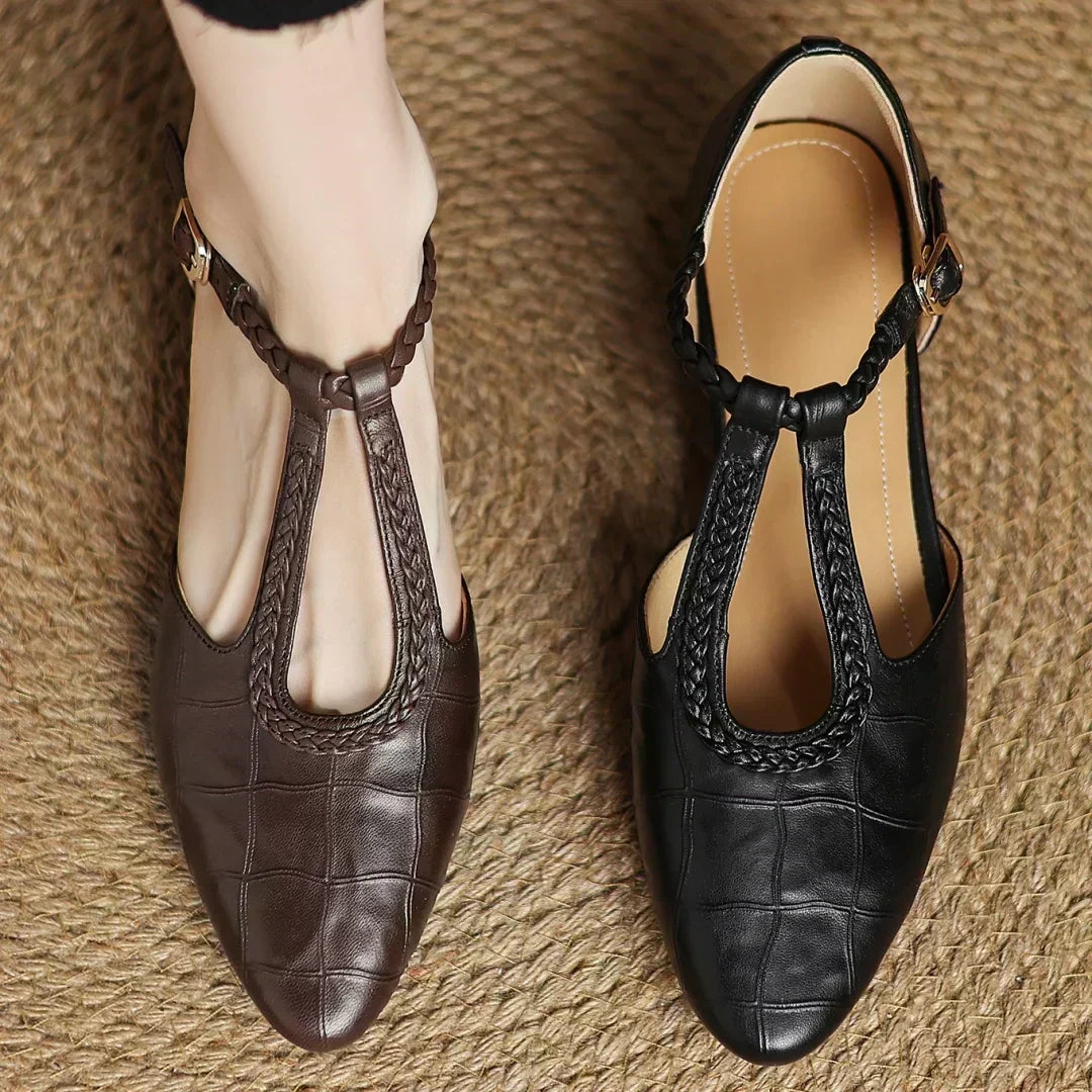 Virginia | Leather Mary Janes