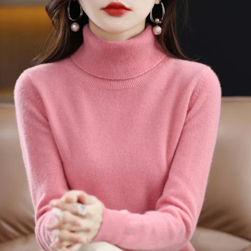 Marta | Cashmere Mock-Neck Sweater