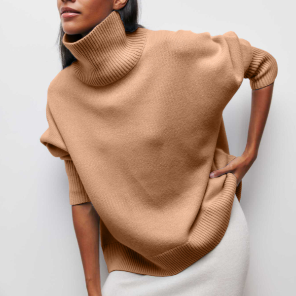 Corinna | Cable-Knit Turtleneck Sweater