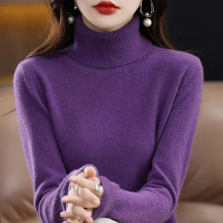 Marta | Cashmere Mock-Neck Sweater