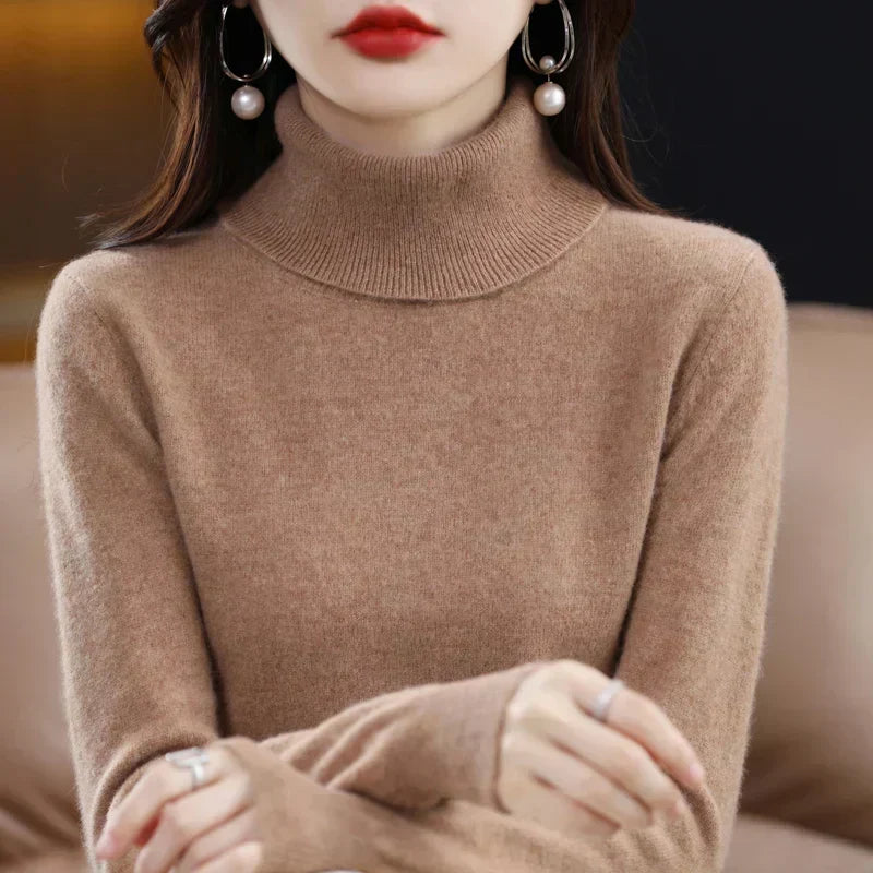 Marta | Cashmere Mock-Neck Sweater