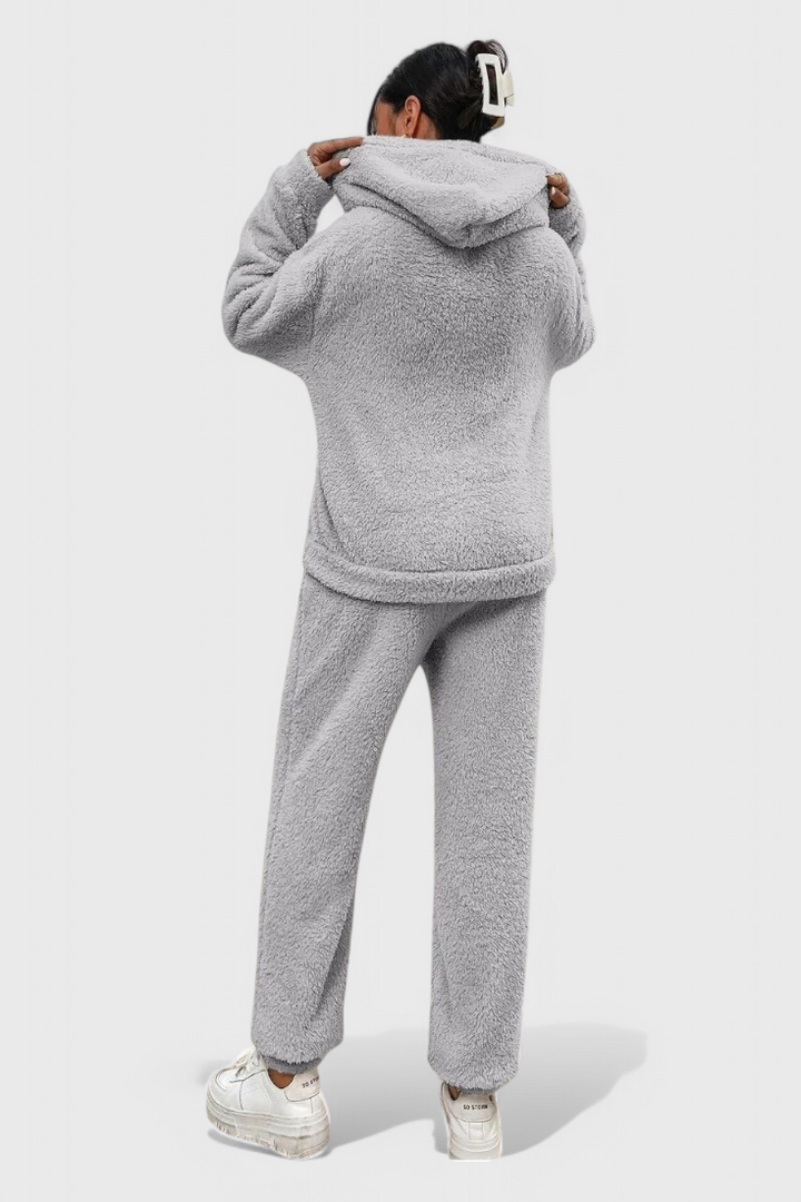 Cozy Diana Two-Piece Set in Luxurious Teddy Fabric