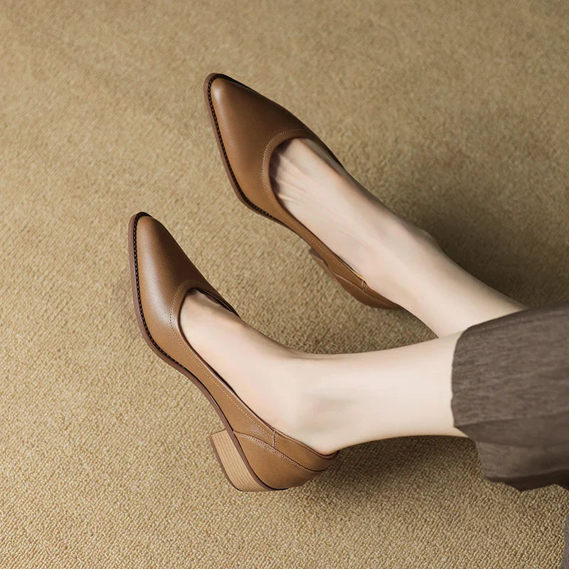 Piera | Mid-Heel Mary Janes