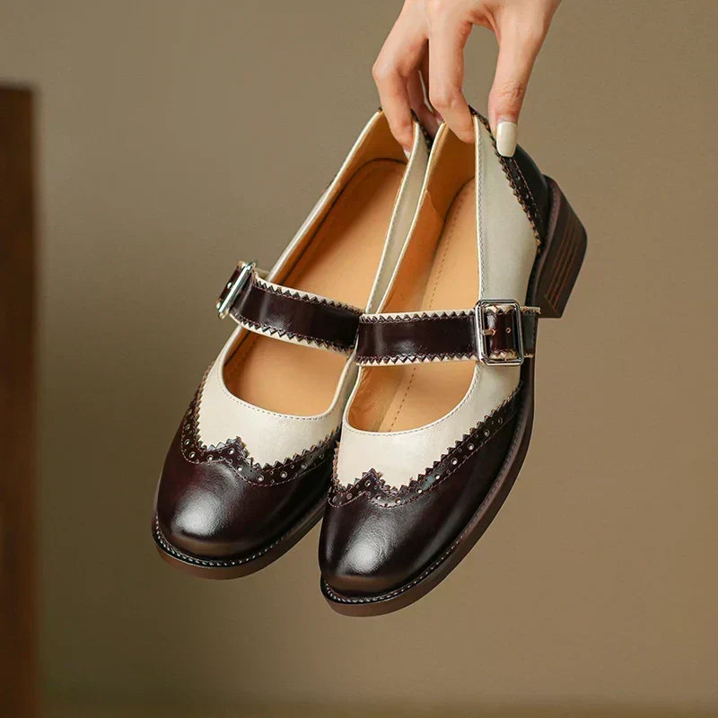 Rosa | Leather Mary Janes