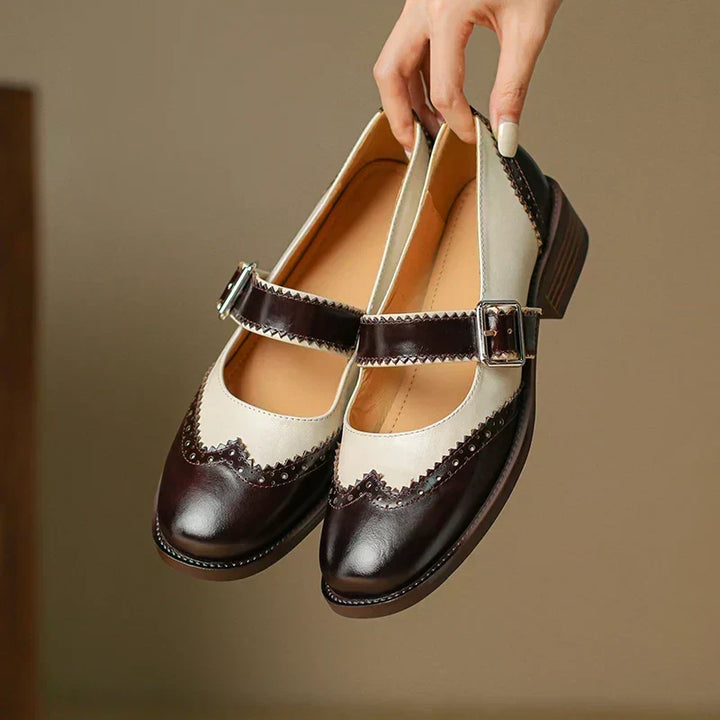Rosa | Leather Mary Janes