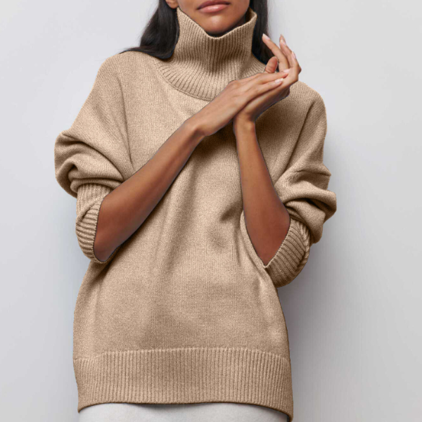 Corinna | Cable-Knit Turtleneck Sweater