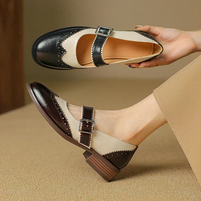 Rosa | Leather Mary Janes