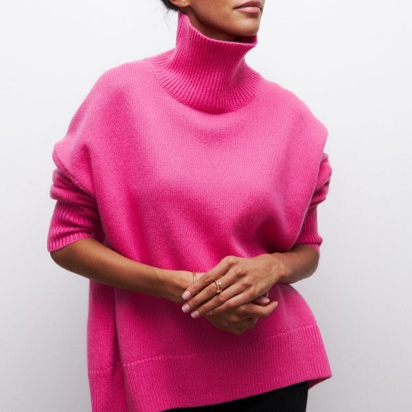 Corinna | Cable-Knit Turtleneck Sweater
