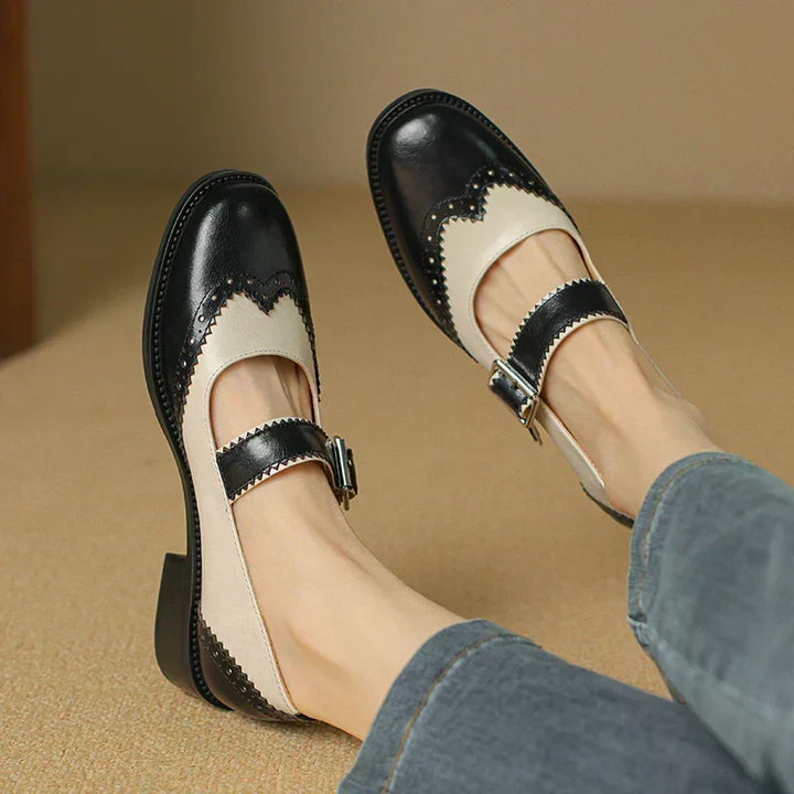 Rosa | Leather Mary Janes