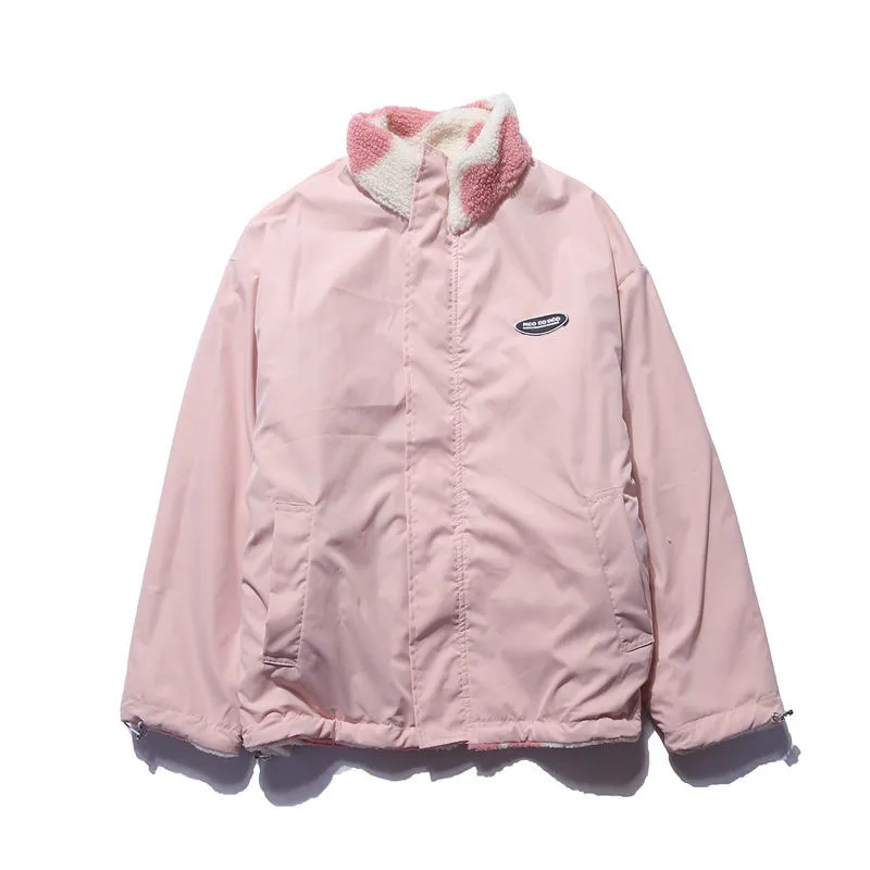 Eva | Reversible Heart-Pattern Coat