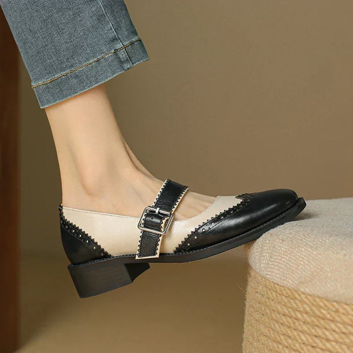 Rosa | Leather Mary Janes