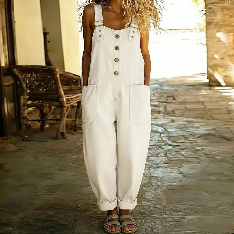 Costanza | Vintage Denim-Look Romper