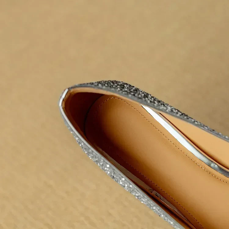 Delfina | Glitter Pumps