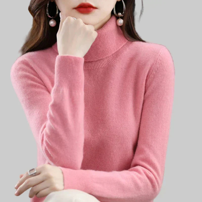 Marta | Cashmere Mock-Neck Sweater