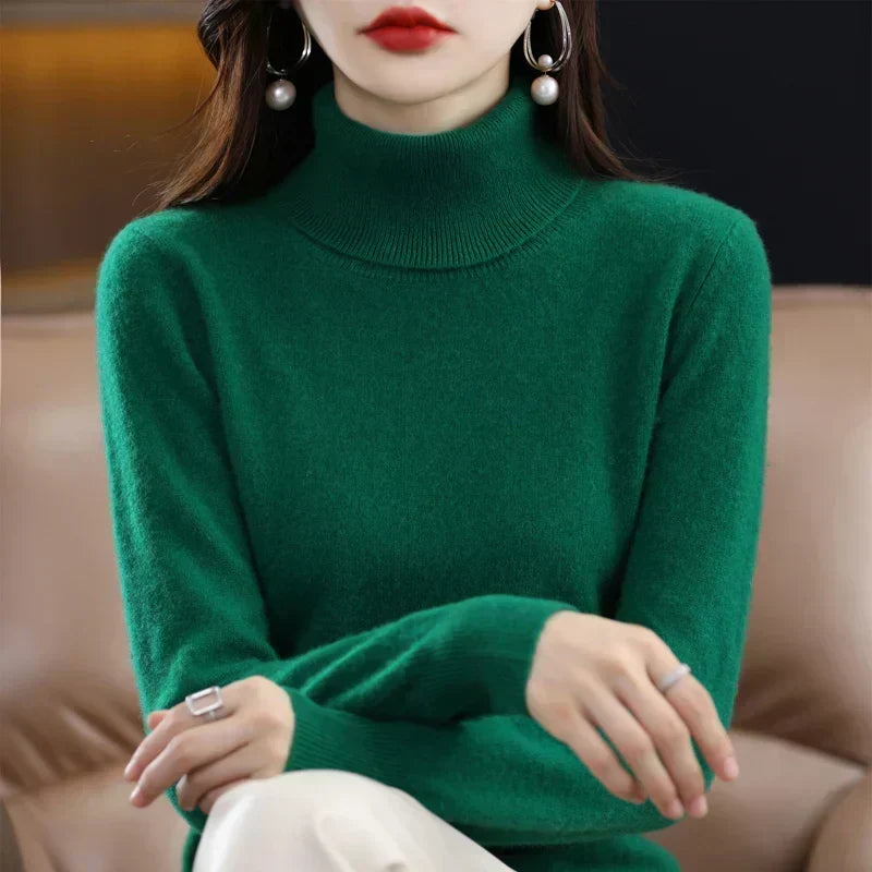 Marta | Cashmere Mock-Neck Sweater