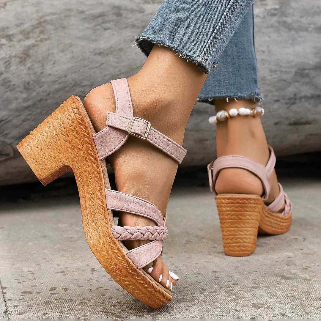 Carolina Classic Mid-Heel Sandals