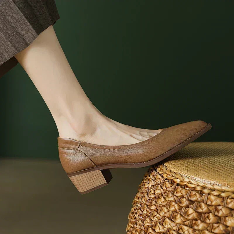 Piera | Mid-Heel Mary Janes