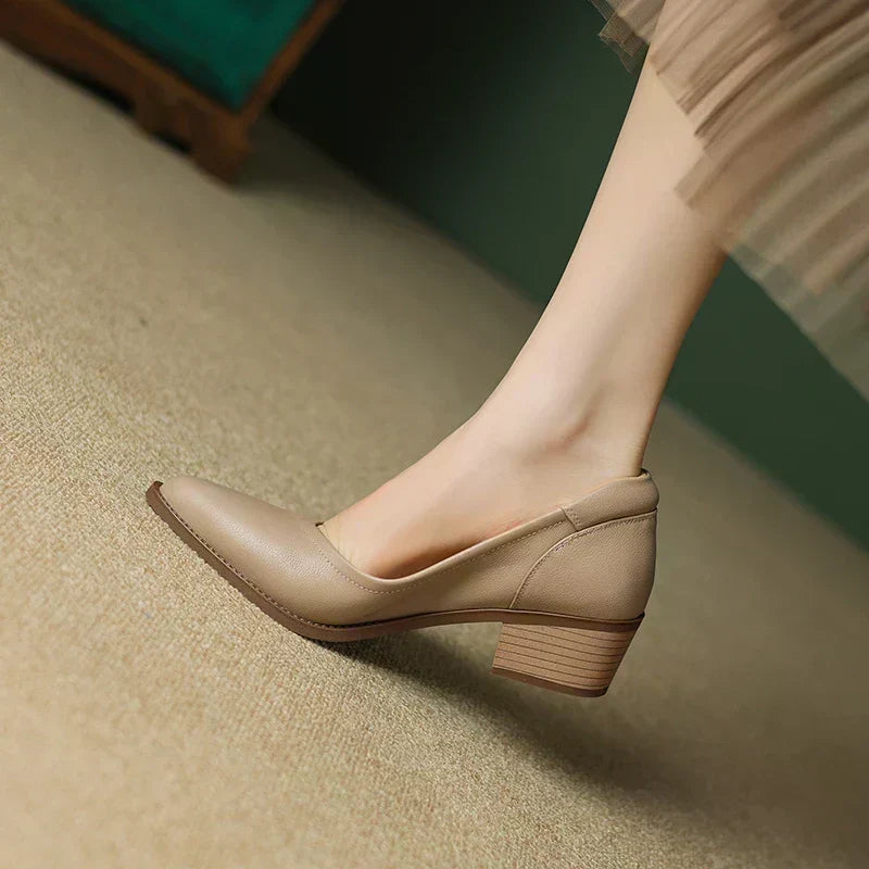 Piera | Mid-Heel Mary Janes
