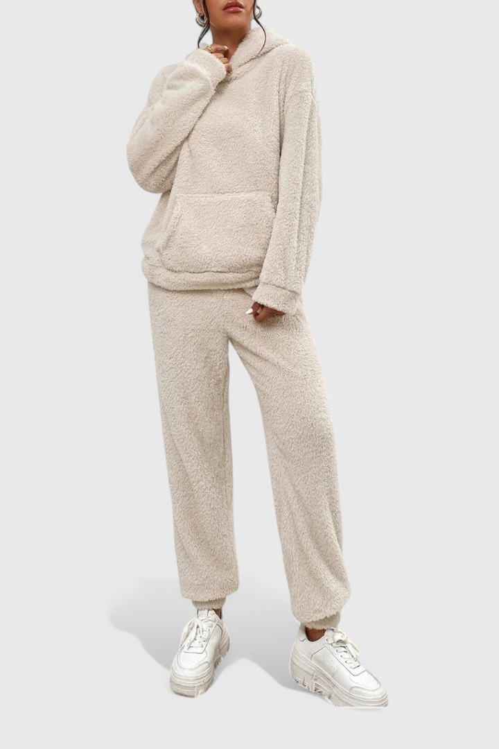 Cozy Diana Two-Piece Set in Luxurious Teddy Fabric