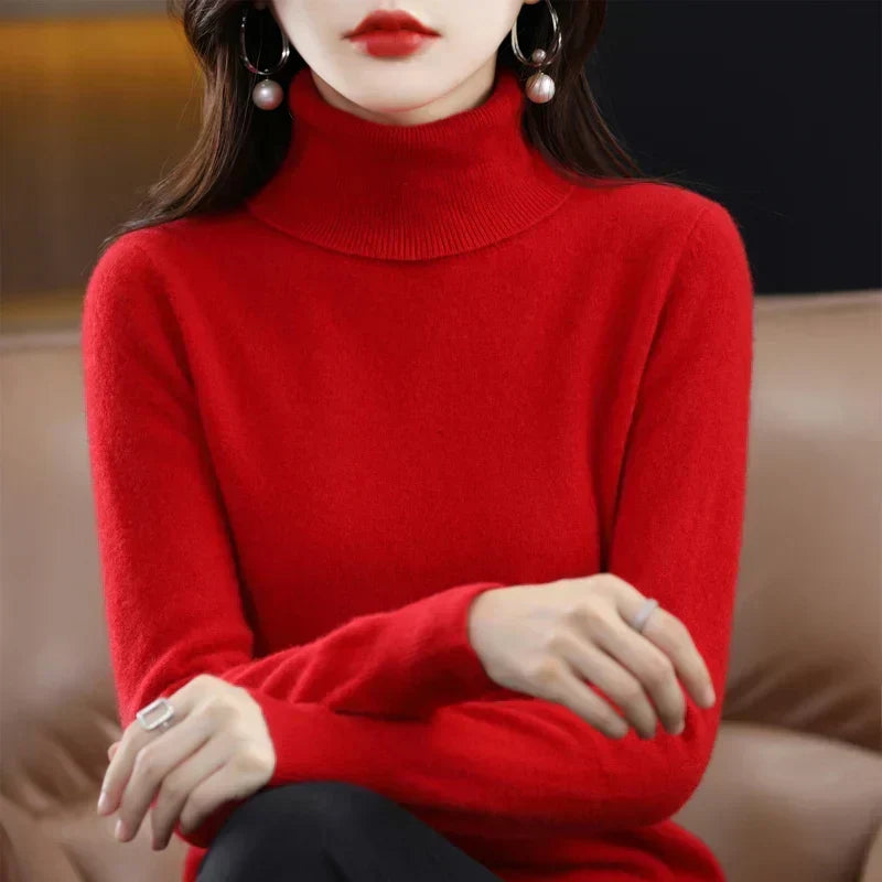 Marta | Cashmere Mock-Neck Sweater