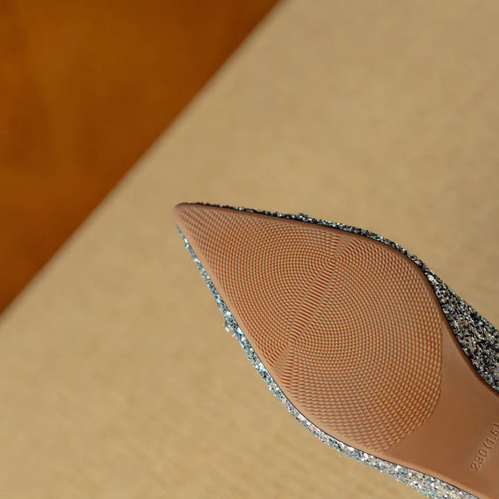 Delfina | Glitter Pumps