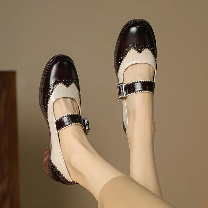 Rosa | Leather Mary Janes