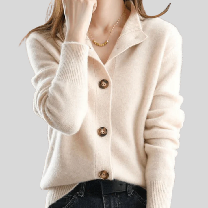 Carla | Retro Cashmere Cardigan