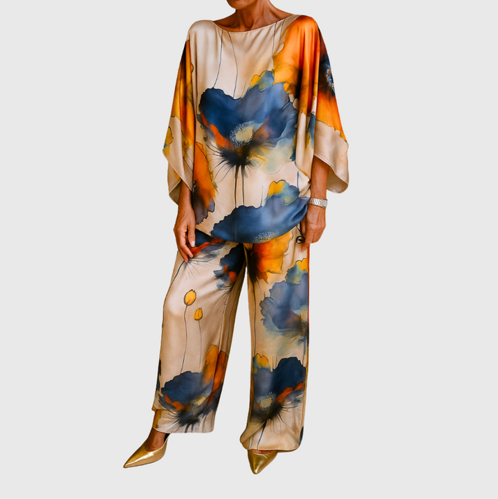 Evelina | Satin Two-Piece Women's Set