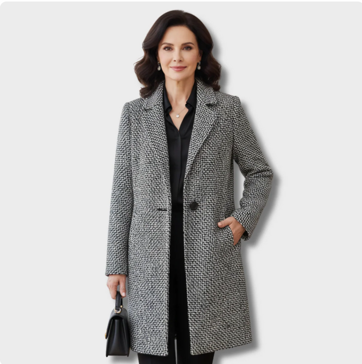 Adriana | Long Fabric Coat