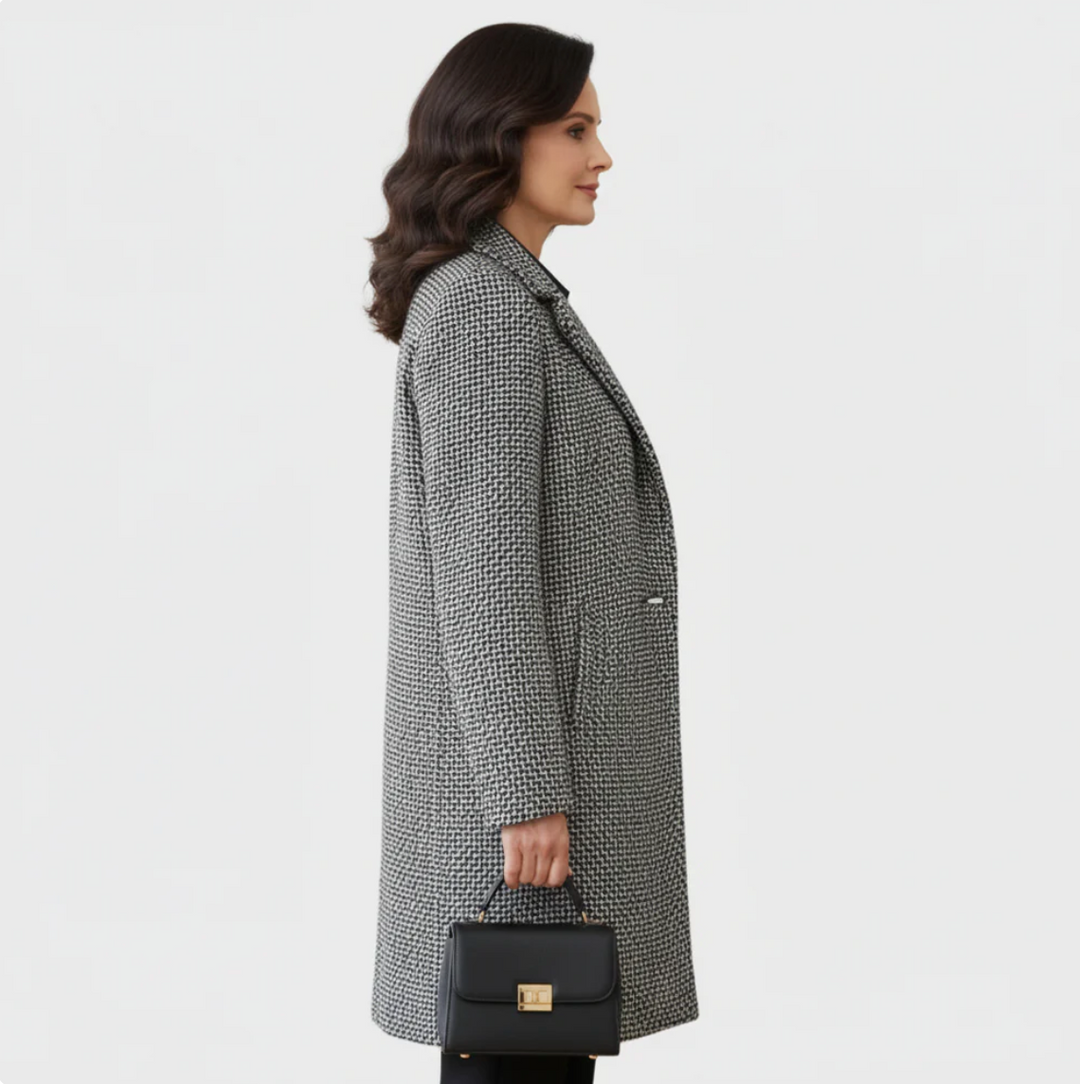 Adriana | Long Fabric Coat
