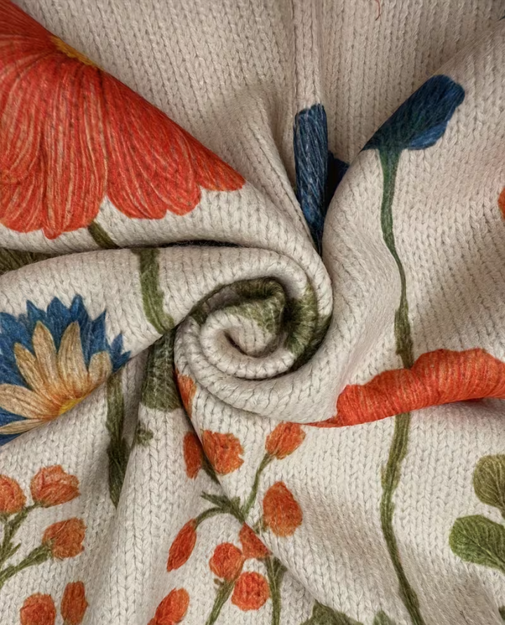 Fiammetta | Wildflower Zip Cardigan