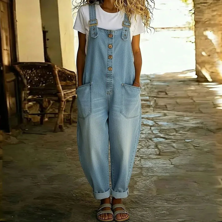 Costanza | Vintage Denim-Look Romper