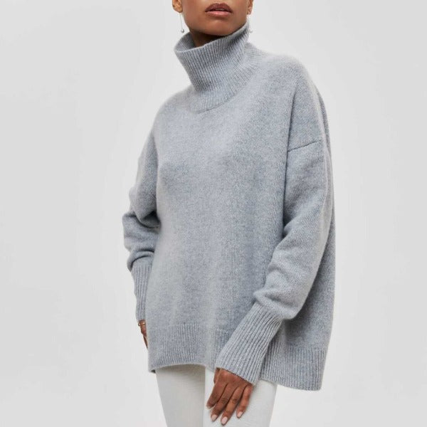 Corinna | Cable-Knit Turtleneck Sweater