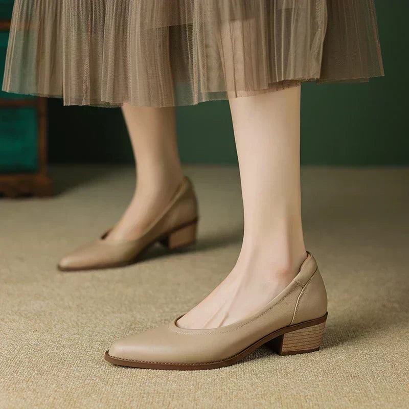 Piera | Mid-Heel Mary Janes