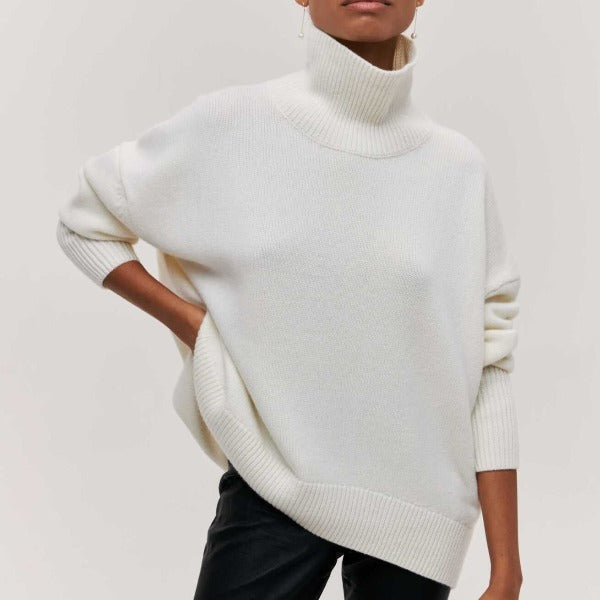 Corinna | Cable-Knit Turtleneck Sweater