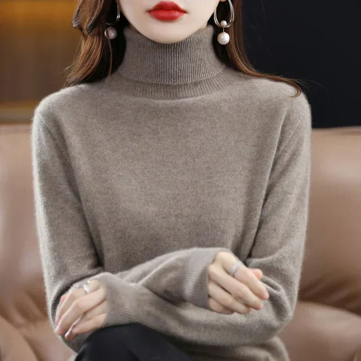 Marta | Cashmere Mock-Neck Sweater
