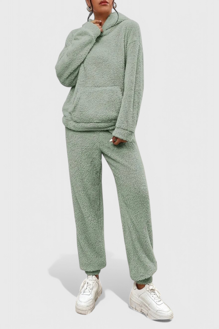 Cozy Diana Two-Piece Set in Luxurious Teddy Fabric