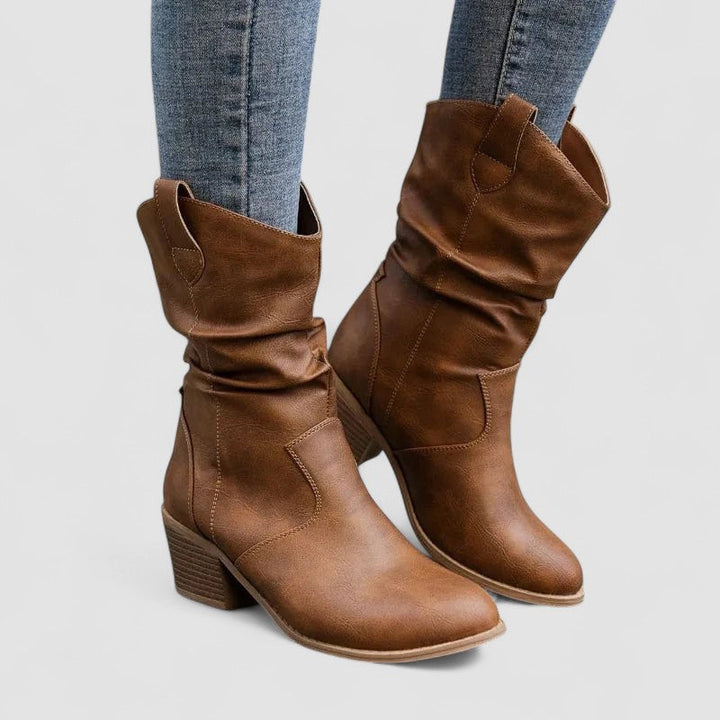 Fiammetta – Orthopedic Leather Boots