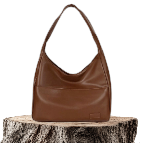 Laura | Refined Leather Shoulder Bag