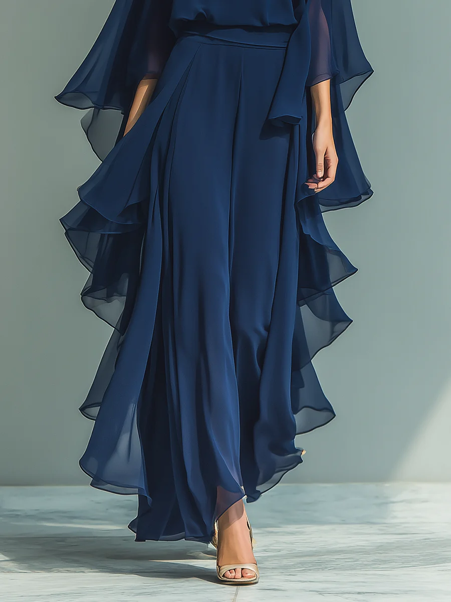 Dorotea | Elegant Flowing Evening Jumpsuit