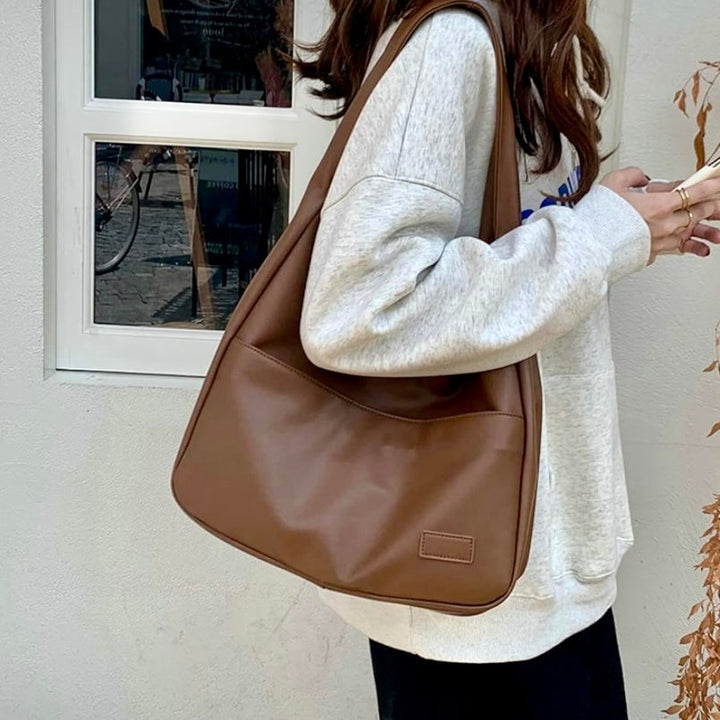Laura | Refined Leather Shoulder Bag