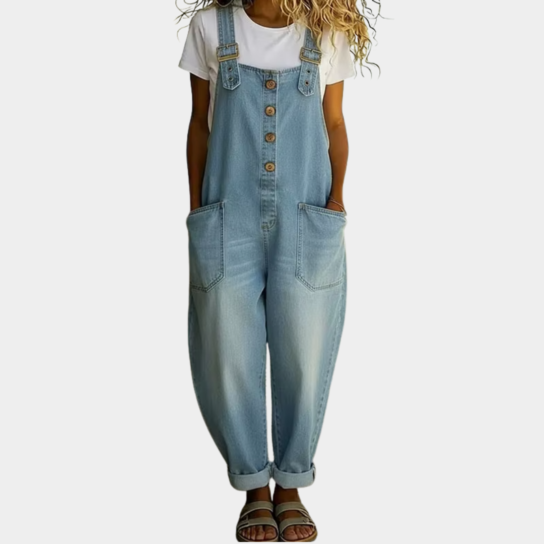 Costanza | Vintage Denim-Look Romper