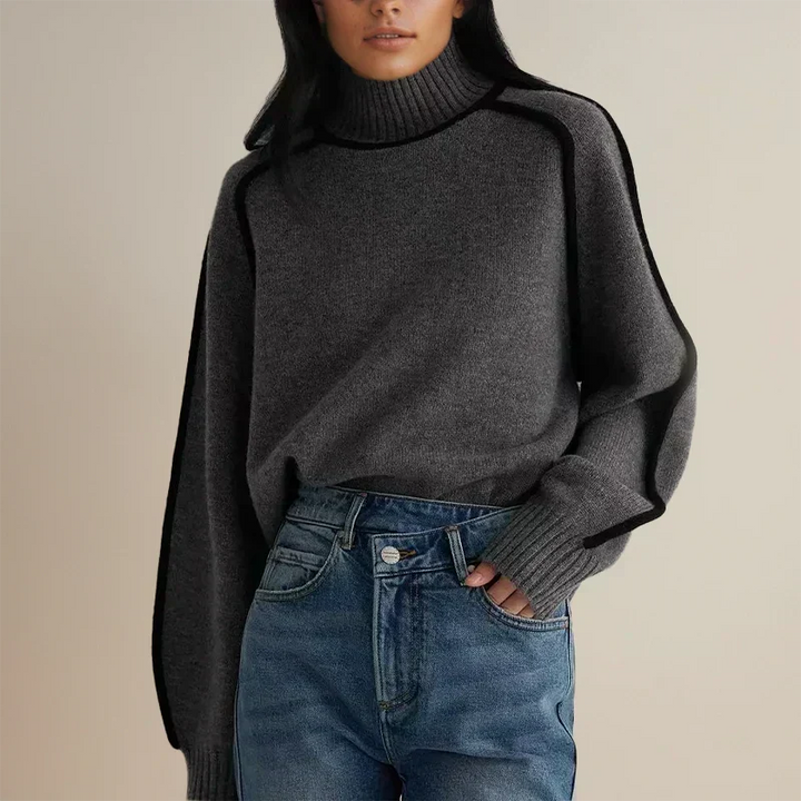 Bianca | Cotton-Blend Turtleneck Sweater